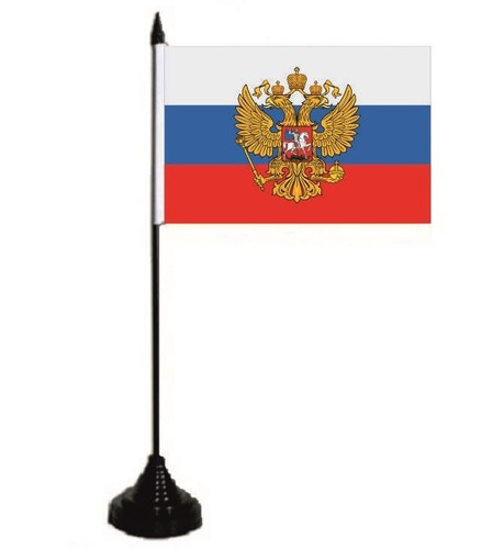 Tischflagge russland adler - russland,