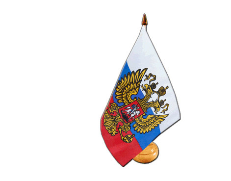 Tischflagge russland mit - tischflagge,