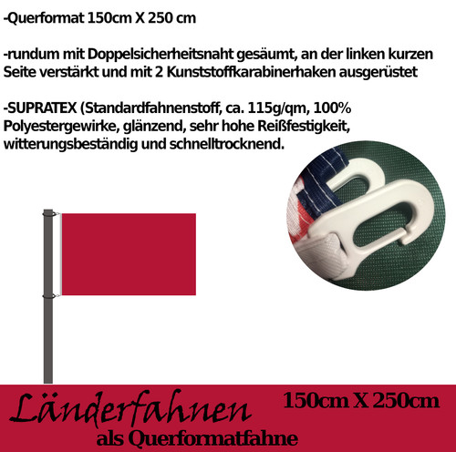 Länderfahnen querformatfahne - länderfahnen,