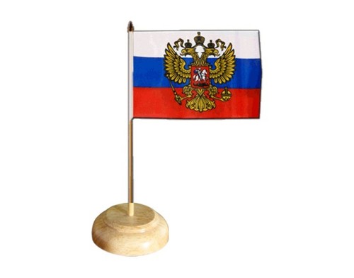 Tischflagge russland mit - tischflagge,